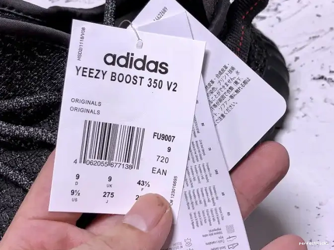Static (Reflective) V2 FU9007 Black 350 - Adidas Boost Yeezy 0511